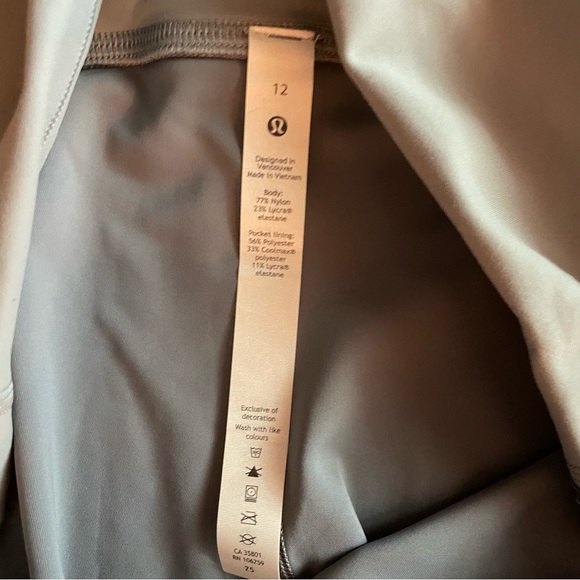 Lululemon Wunder Train High-Rise Tight 25" Rhino Grey 12 - Picture 9 of 12